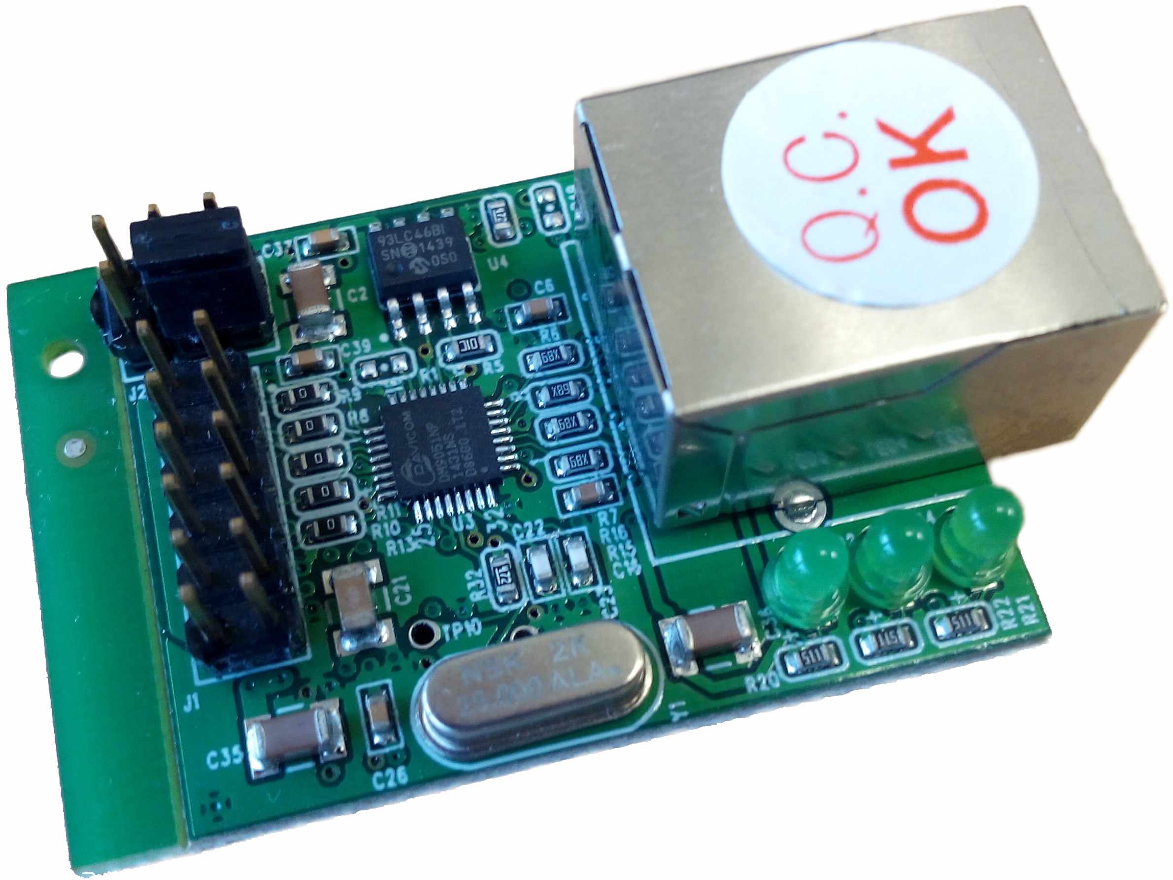 DM9051(I) SPI to Ethernet Controller