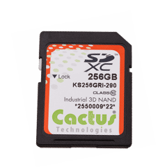 Cactus industrial 3D 290 SERIES - SD Memory Card